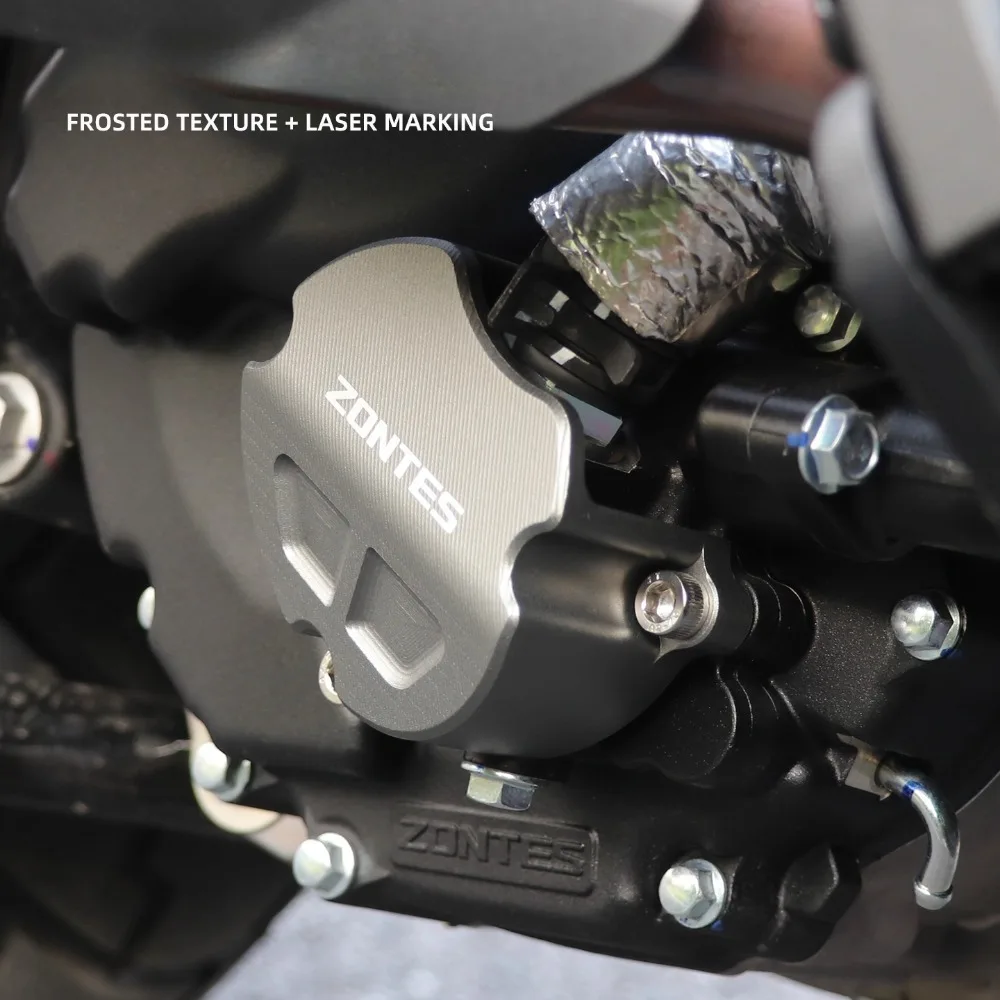 

Suitable for ZONTES motorcycle 368G/E/D/M/K modification, water pump decorative cover, engine protective cover accessories