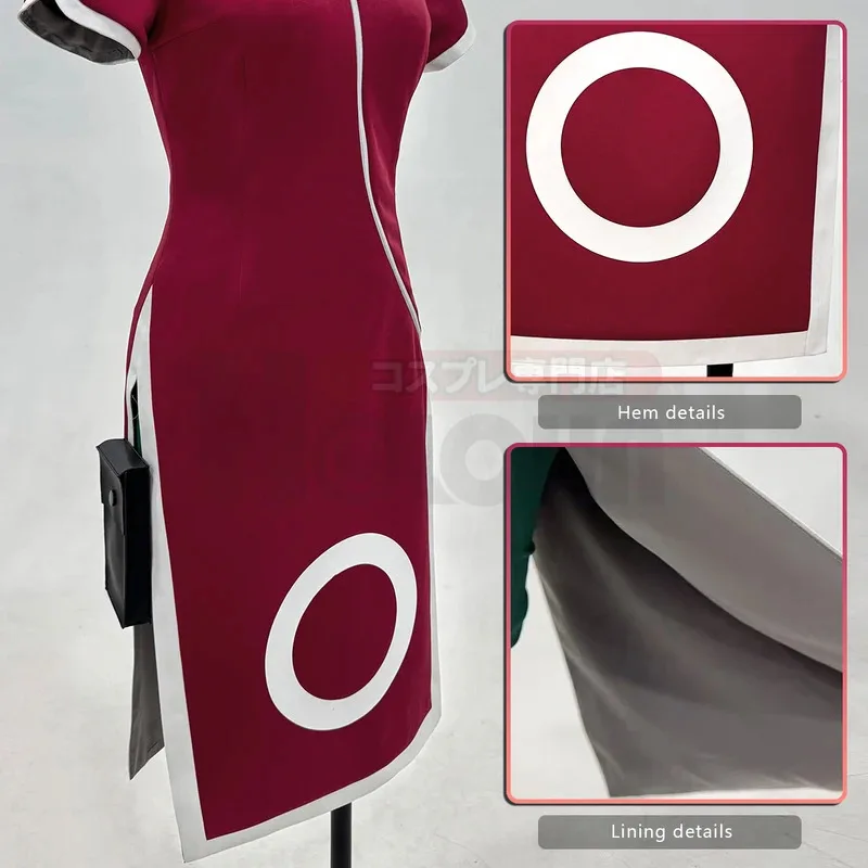 أنيمي هارونو ساكورا تأثيري حلي قصيرة الأكمام شيونغسام السراويل الحقيبة الخصر حقيبة هالوين هدية الكريسماس كوس Convention6;d'3,