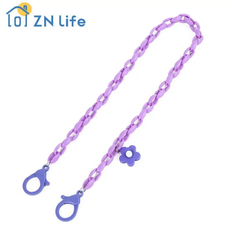 70cm Fashion Acrylic Face Mask Chain Women Anti Slip Mask Strap Glasses Chains Neck Chain Mask Holder Neck Strap Mask Lanyard