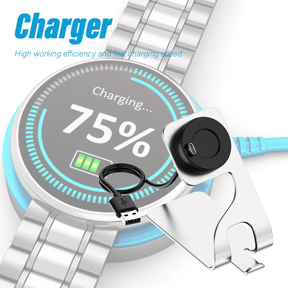 USB Charging Cable Watch Charger Dock for Garmin Fenix 7/Fenix 7S/Fenix 7X Smartwatch Charging Cable Stand Cord Base Station