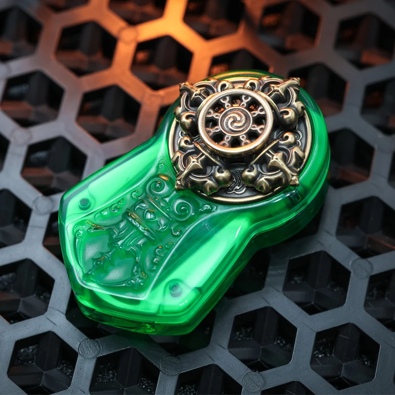 激レア！chimago edc Garua フィジェットトイ ガルーダ　ジルクチ CHIMAGO Garuda EDC Fidget slider Push Slider Metal Toy