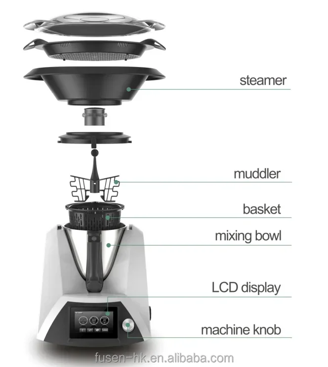 In good price food grade multi-function food processor with mixer chopper blender function