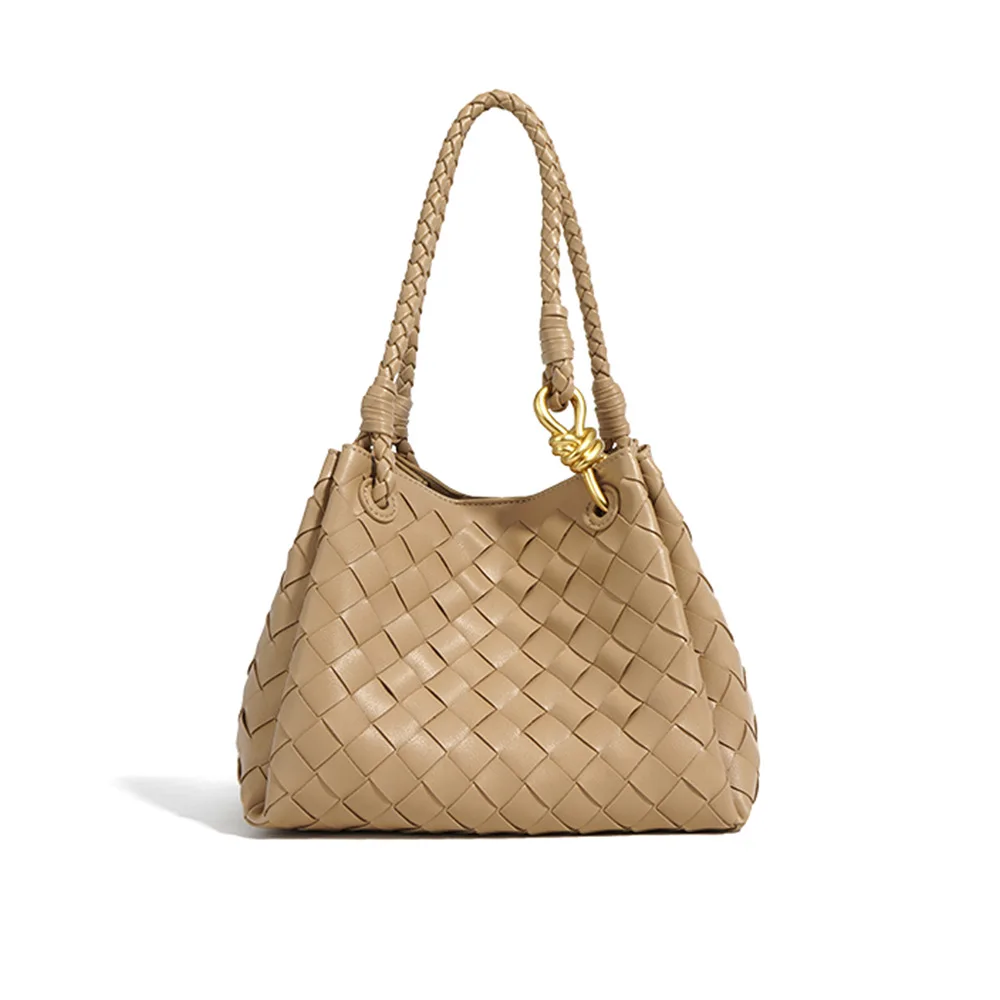 

2025 New Women's Handbag, High-End Shoulder Bag, Simple and Versatile Casual Bag, Fashionable Leather Tote Bag, Shopping Basket for Groceries