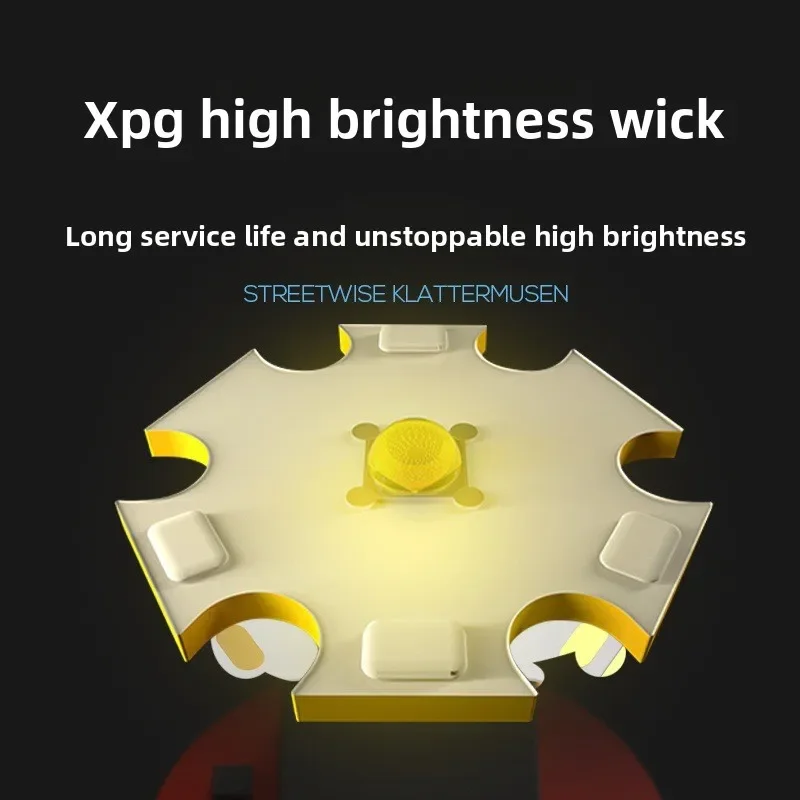 New Outdoor Night Fishing Headlight Working Flashlight Angle Adjustable Waterproof Smart Wave Induction Rechargeable