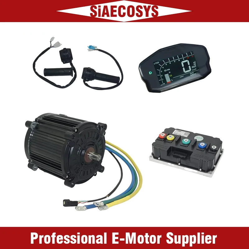 

QSMOTOR QS180 8000 Вт 72 В, преобразование двигателя со средним приводом, высокий крутящий момент с контроллером FardriverND721200B, обновление электронного мотоцикла/электронного скутера