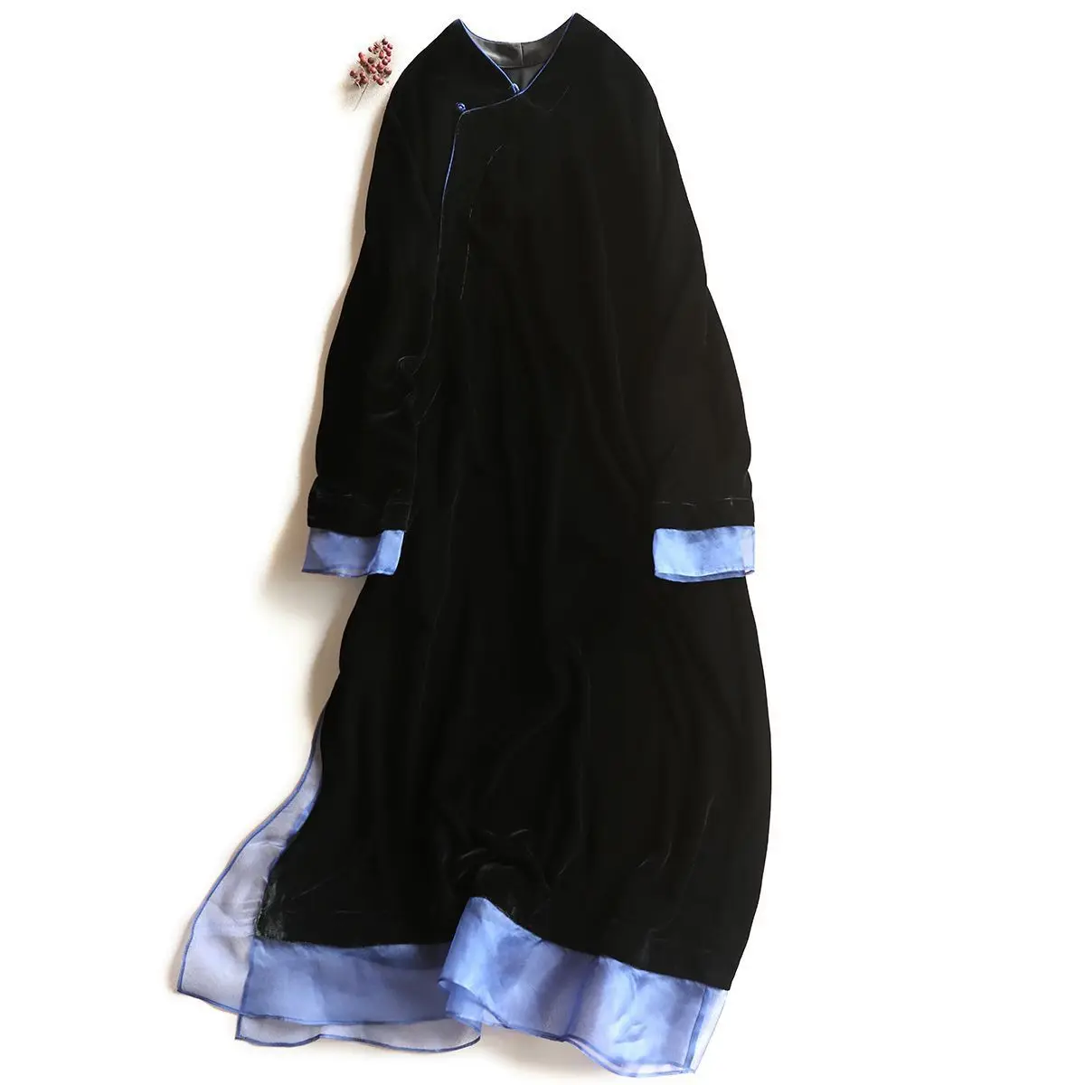 

SuperAen Chinese-style Vintage Long Dress for Women 2026 Spring and Autumn New Loose Elegant A-line Dresses