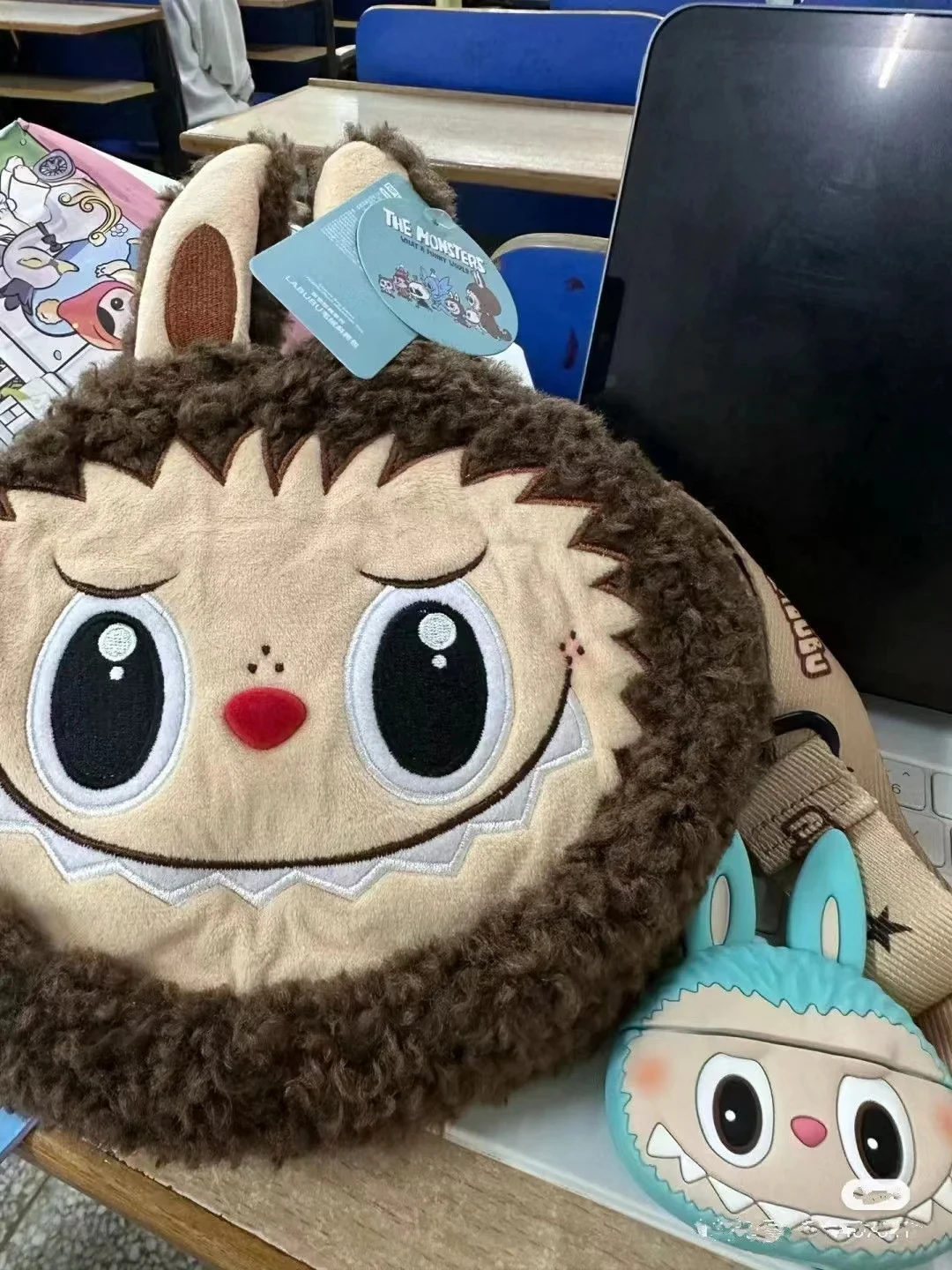 crossbody bag Plush wallet mobile bag Ladies Card Love cartoon bag Shoulder Bag Handbag Girl gift image 2