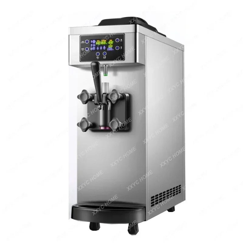 Soft Ice Cream Machine Commercial Table free Refrigeration Equipments Stainless Steel Summer Sweet Sundae Cone Maker