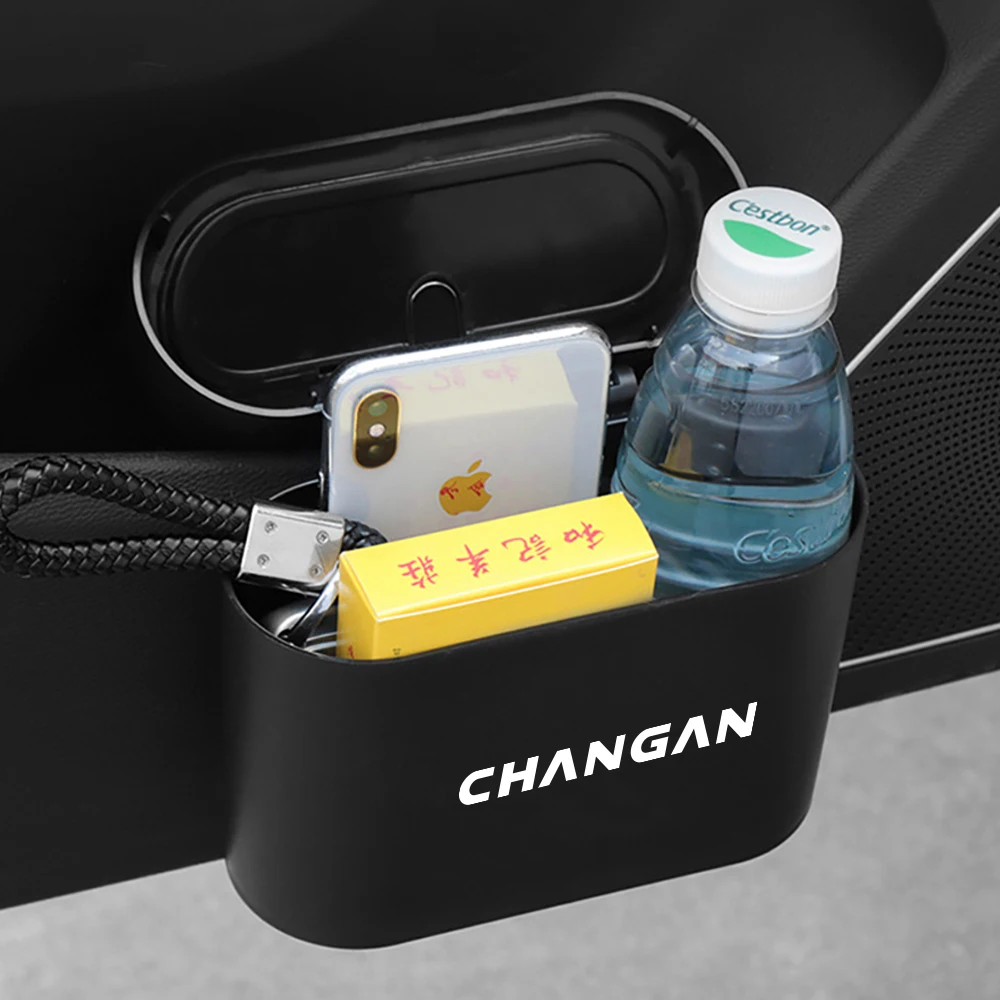 Car Hanging Trash Bin Storage Box Case For Changan Ev300 Phev Cs95 2020 Cx70 Cs55 Filter Cs85 2022 Cs35 Cs75 Plus Cs15 Alsvin