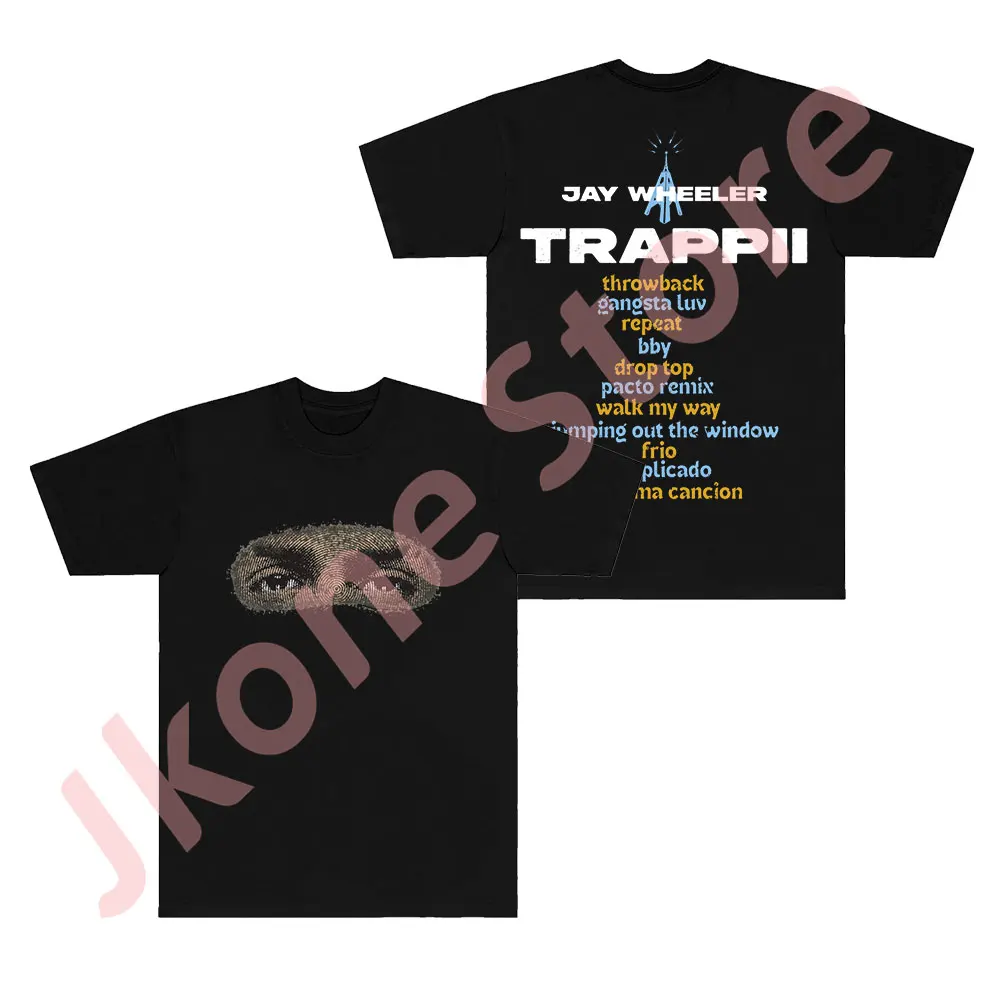 Jay Wheeler TRAPPii T-Shirts JW Tour Merch Cosplay Women Men Fashion Casual Crewneck Short Sleeve Tee