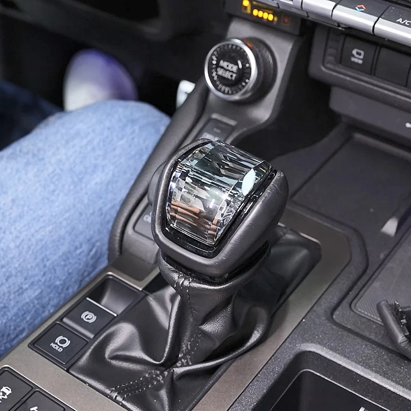 For Toyota Prado Land Cruiser 250 LC250 2024+ Gear Shift Knob Cover Trim Crystal Decorative Interior Upgrade Car Accessories