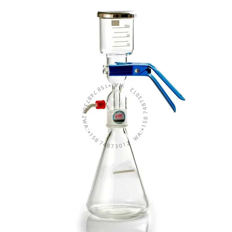 High Quality 1l/2l Biology Laboratory Glassware Micro-particle Filtering Assembly With Ptfe and Borosilicate Glass Filter Plate