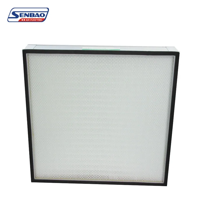 H13 H14 HVAC Mini Pleated HEPA Filter For Industrial Laminar Flow Hood Clean Room Equipment Air Filter