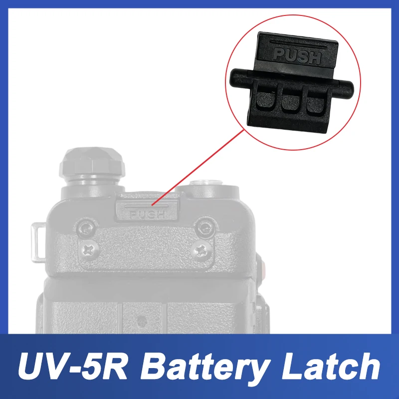 Push Button Battery Latch For Baofeng Walkie Talkie UV5R UV-5R UV-5RA UV-5RB UV-5RE BF-F8HP Two Way Radio Battery Lock Holder