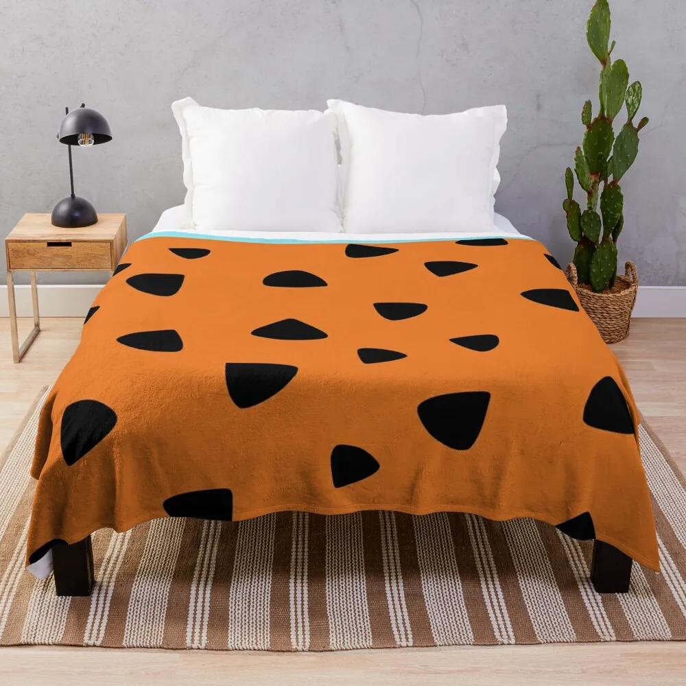 

Flintstones Texture Throw Blanket anime Soft Softest Flannels Blankets