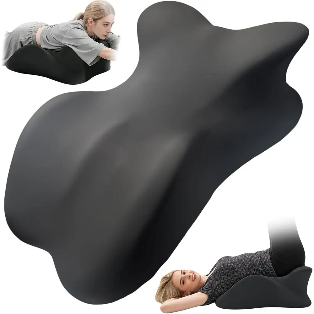 

Ergonomic Orthopedic Pillow for Prone Sleepers, Ideal for Reading and Back Support, Suitable for Weights Over 260 Pounds with Re