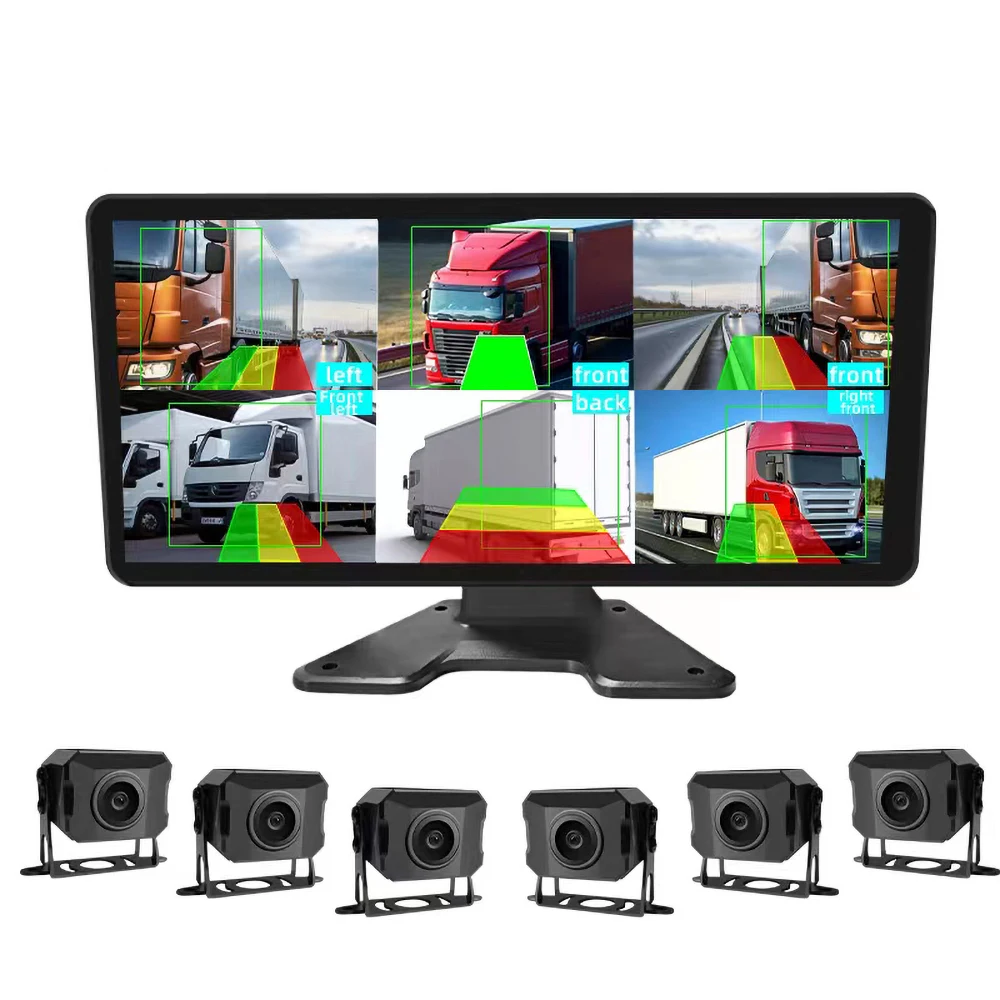 【Hot Selling】10.1 Inch Truck DVR Driving Video Recorders IPS Screen Black Box Backup  AHD Night Vision Rear View