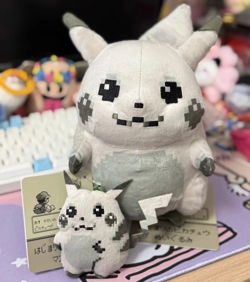 

30th Anniversary PokéMon Center Original Pixel Style Plush Toy Cute Cartoon Doll Birthday Gift Anime Fans Can Collect Cute Toys