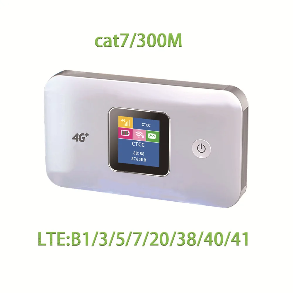 M20 4G Lte CAT7 300Mbps Dual Band Mobile Wireless Portable MIFIs Pocket Wifi 4g Router With SIM Card Slot