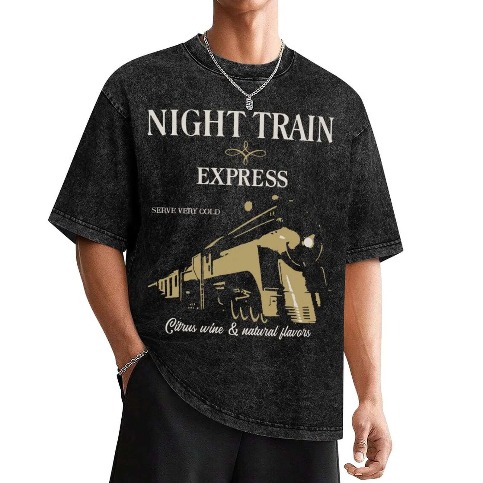 

Night Train Express T-Shirt man t shirt cheap stuff plus size men clothing