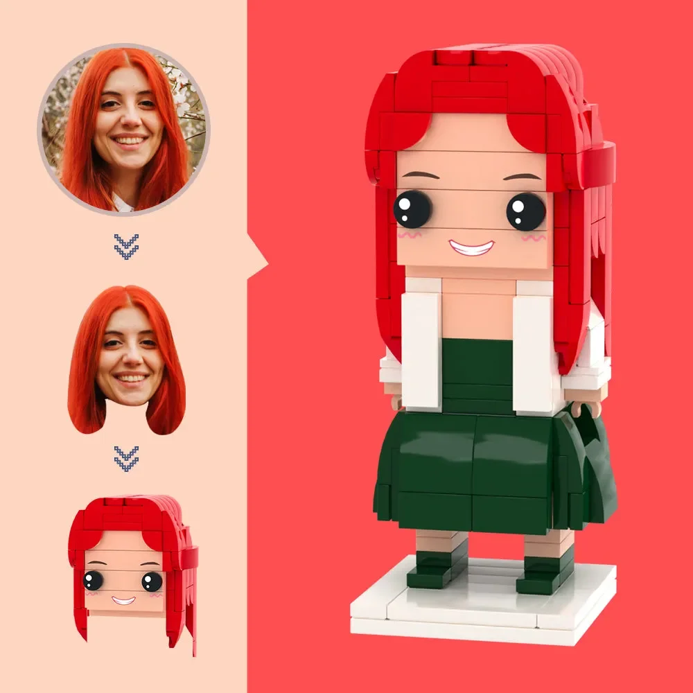 

Custom Granules Photo Character Brickfigures Model, Small Particle Art Decor For Friends, Ideal Keepsake For Any Party Occasion