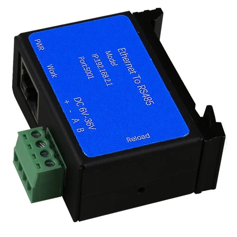 AA60-RS485-이더넷 직렬 포트 서버 Modbus TCP/IP 600Bps-921600Bps 산업용 Iot 통신 서버