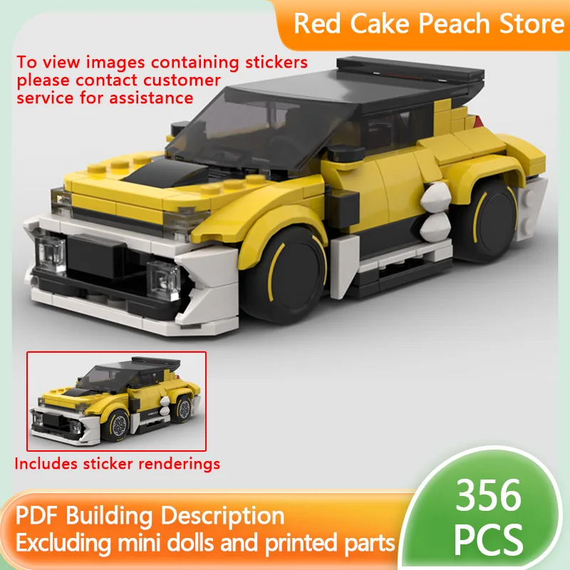 

Speed Racing Car Model MOC Building Bricks 3E High-Performance Racing Modular Technology Children Holiday Gifts Assemble Toys