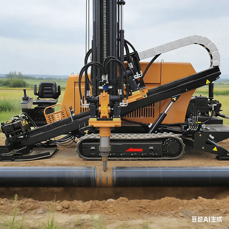 Custom Horizontal Directional Drilling Rig Crawler Underground Drill Rig with Auto-drill Functions Trenchless Drilling Machine