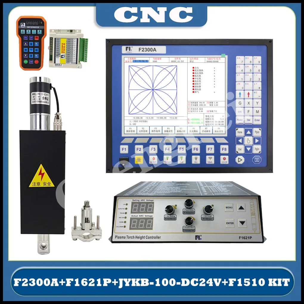 CNC Plasma Controller Kit Upgrade Version 2 Axis Cnc System F2300a/f1621/ Hp105/jykb-100-dc24v/t3/f1510 Remote Control Receiver