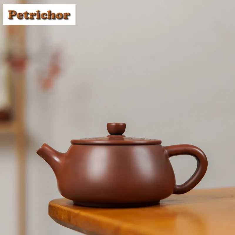 220 مللي اليدوية Nixing الفخار الإغاثة إبريق الشاي عيار كبير التقليدية الشاي Infuser وعاء الشاي تخمير غلاية مع مصفاة أدوات المائدة