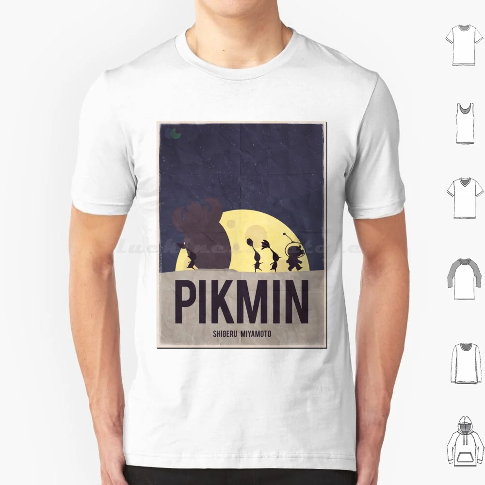 End Of Day T Shirt Cotton Men Women DIY Print Video Games Pikmin Olimar Gamecube