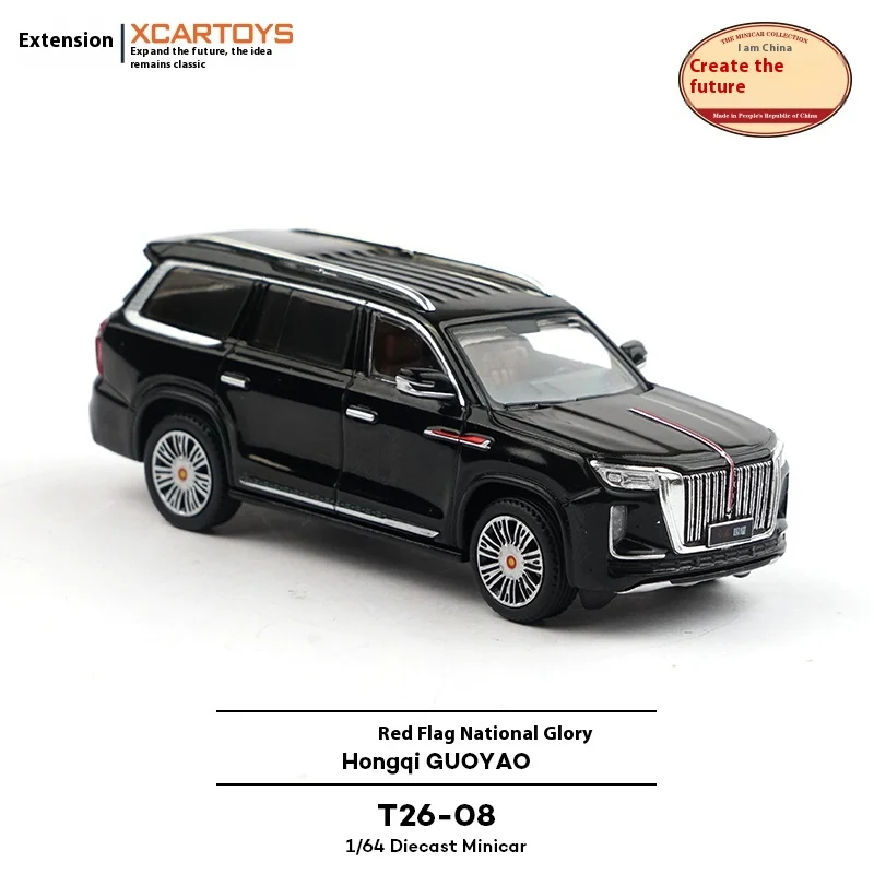 Xcartoys modelo de carro de liga em escala 1/64, não-controle remoto, simulação de veículo, brinquedo de exibição colecionável para entusiastas e presentes