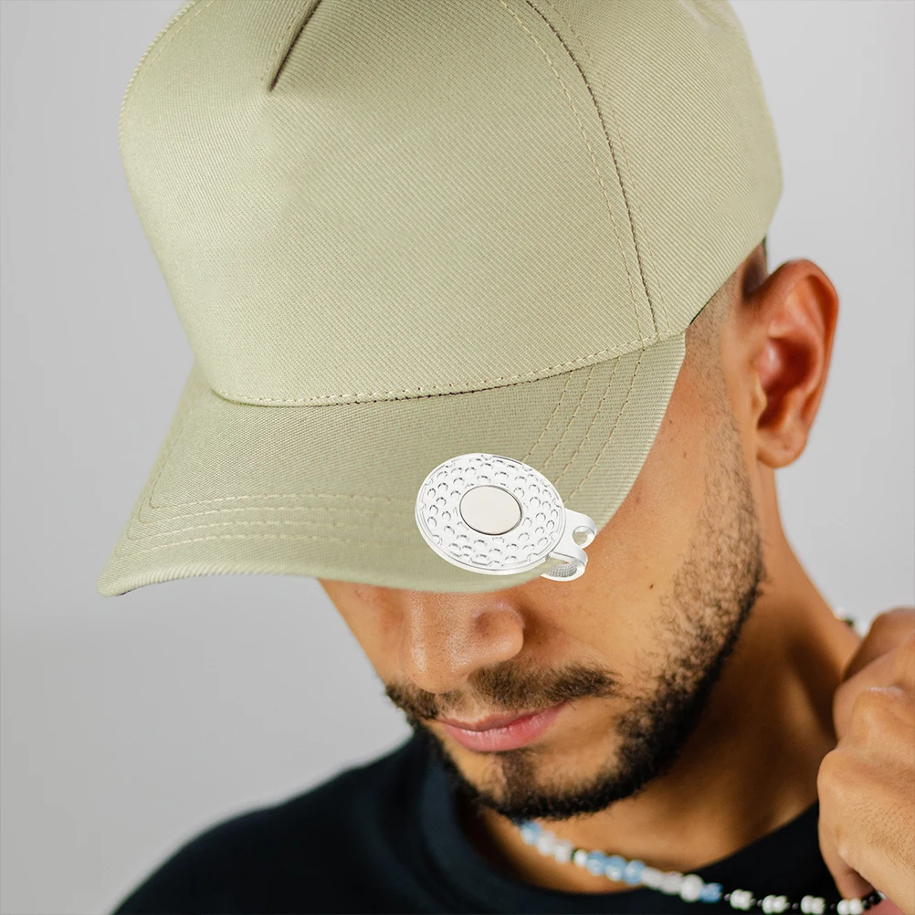 

5pcs Golf Hat Clips Decorative Ball Markers Durable Zinc Alloy Portable Golfs Accessory Lightweight For Visors Clothes Gifts