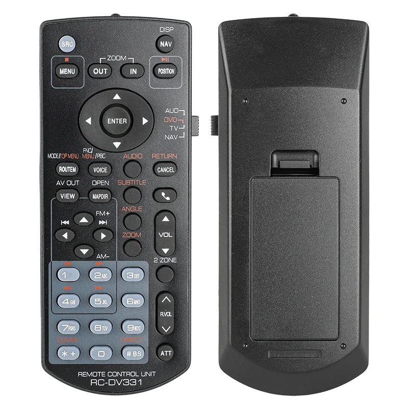 RC-DV331 para control remoto Kenwood, compatible con el sistema receptor Kenwood DNX3160BT DNX4210BT DNX5210BT DNX5510BT DNX7210BT DN