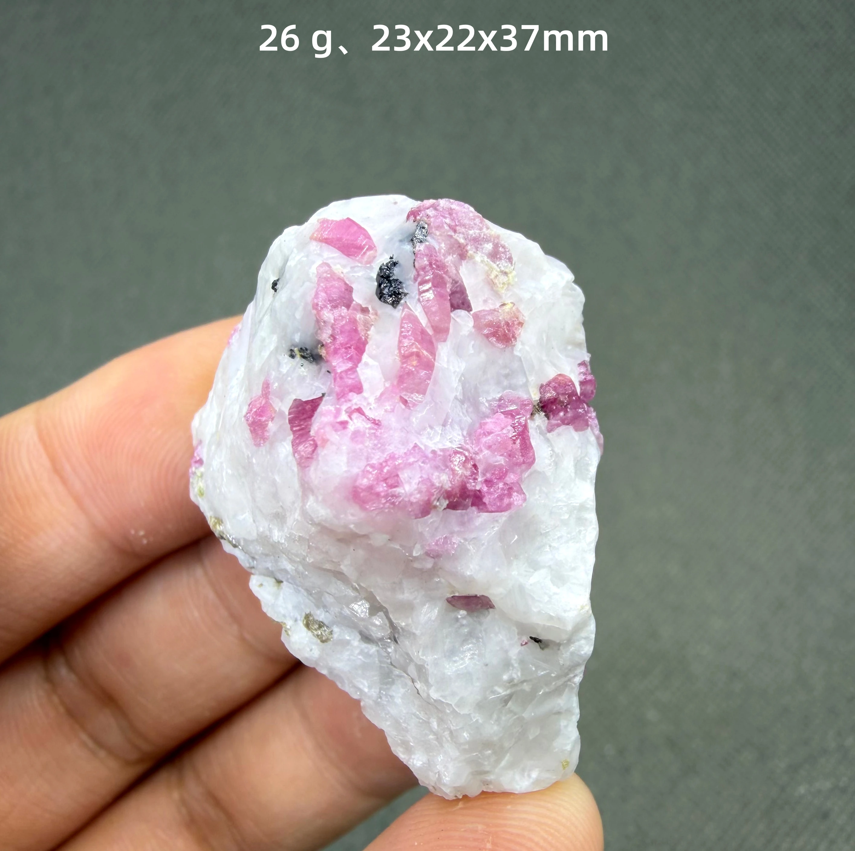 UV Fluorescent Natural Vietnam Ruby Crystal Cluster Natural Red Corundum Mineral Specimen 365nm Rare