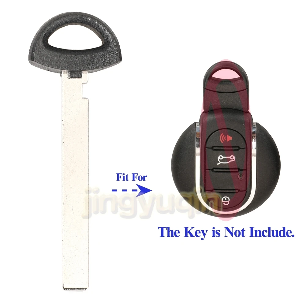 

Jingyuqin, 10 шт., смарт-ключ для автомобиля, аварийная вставка, неразрезанное лезвие для BMW Mini Cooper Country Man Clubman F-Series F55 F56 2015-2018