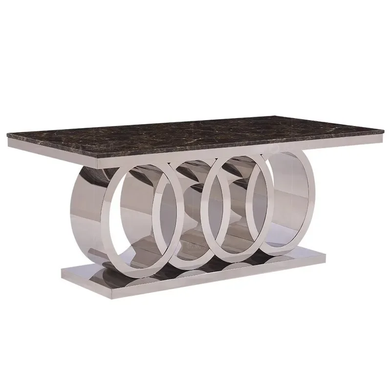 طاولة طعام وكرسي مزيج منزلي بسيط لمطعم الفندق وطاولة طعام مستطيلة