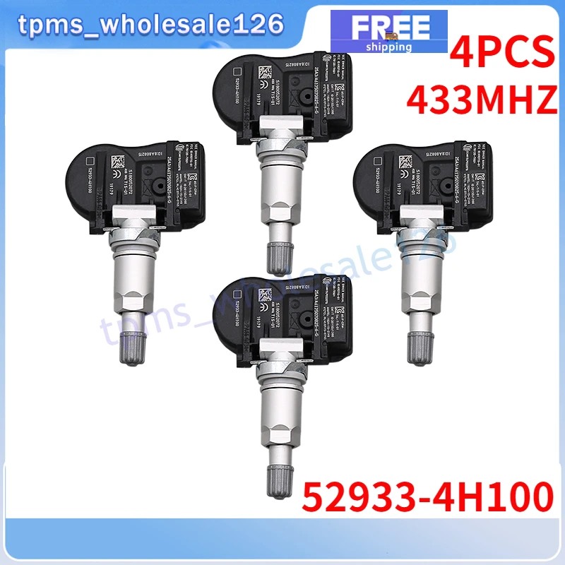 4PCS Tire Pressure … - image