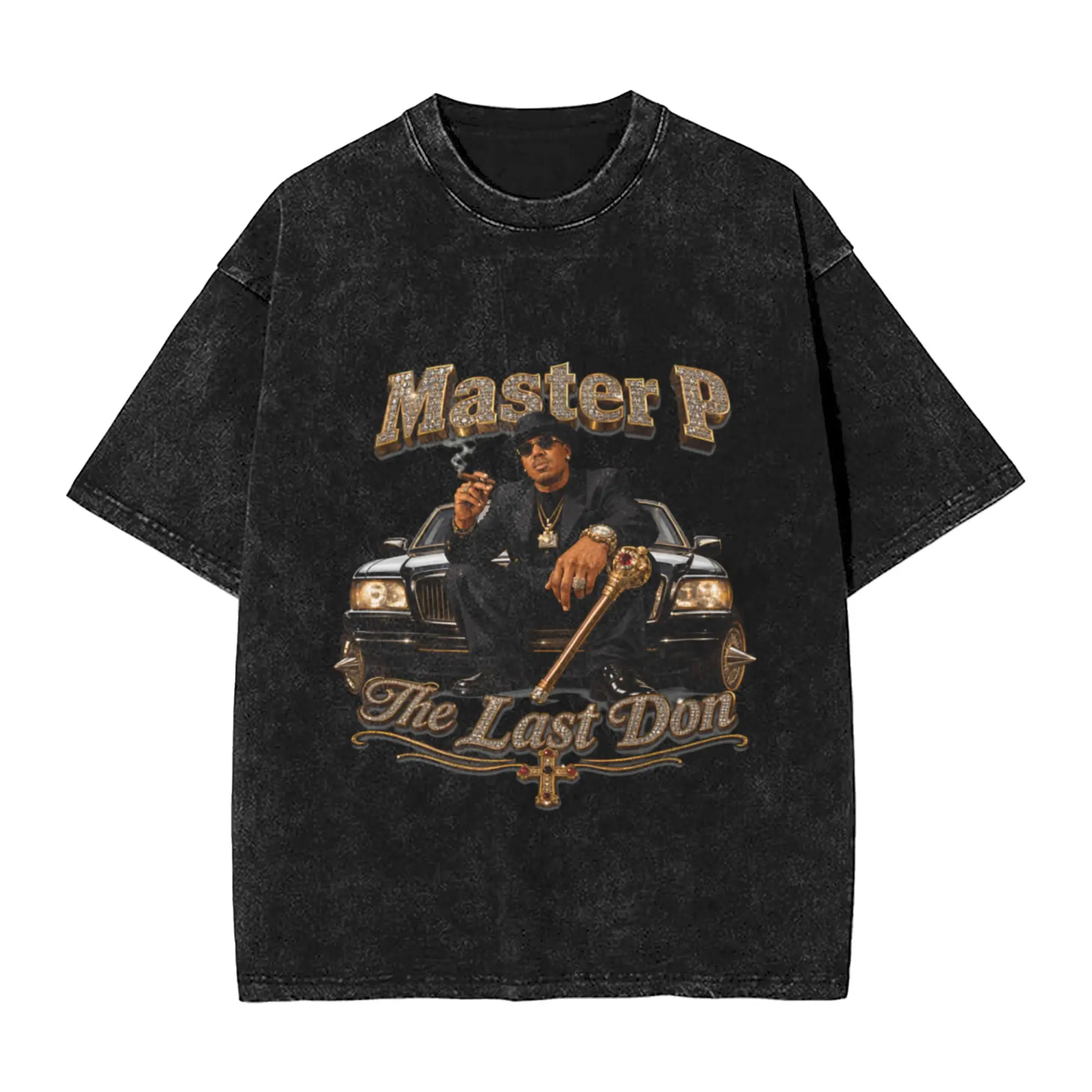 Master P The Last Don Classic Comfort A Washed T Shirt Men's Women's Oversized Cotton Tees Tops