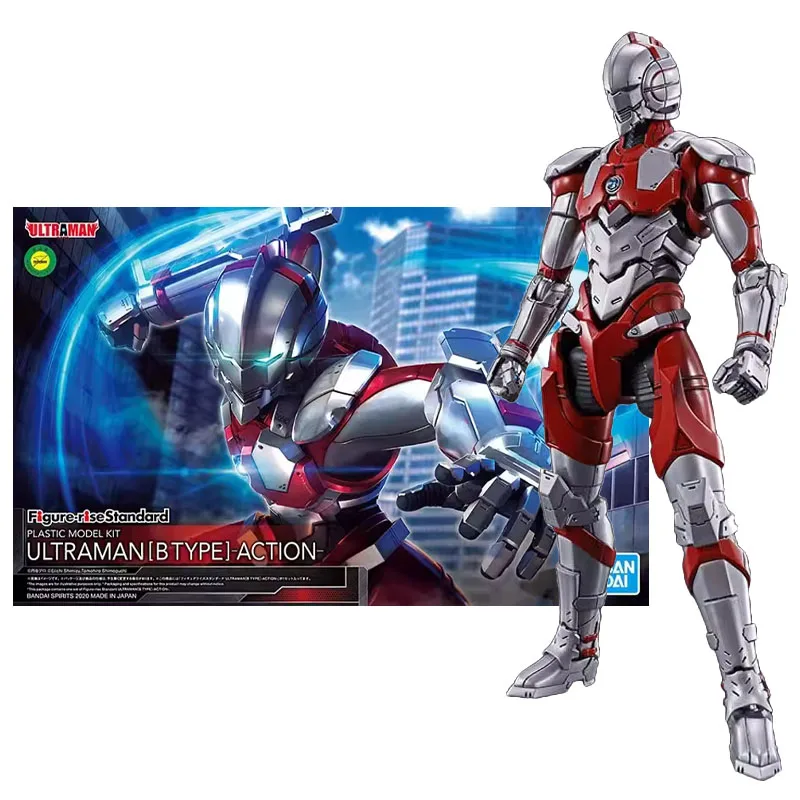 

Bandai Genuine Ultraman Model Garage Kit Figure-rise Series Hayata Shinjiro Anime Action Figure Toys for Boys Gift Collectible