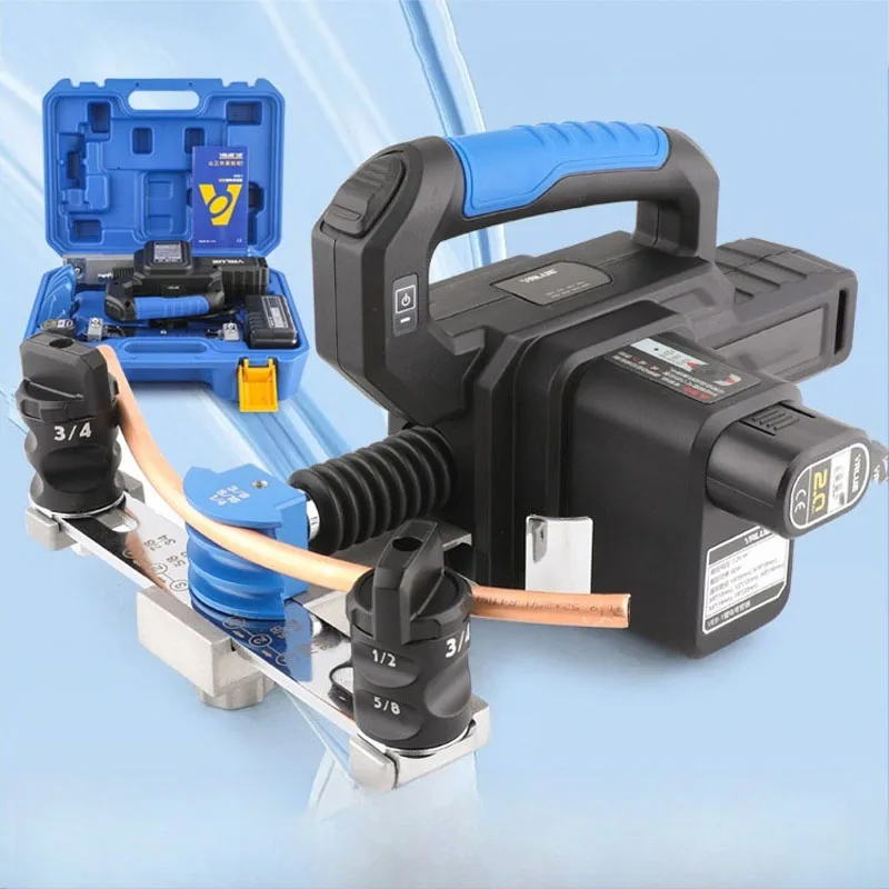 

Литиевый электрический трубогиб, электрический инструмент, гибочный станок для медных труб, 6-22 мм, гибочный трубогиб для кондиционирования воздуха, автоматический трубогиб