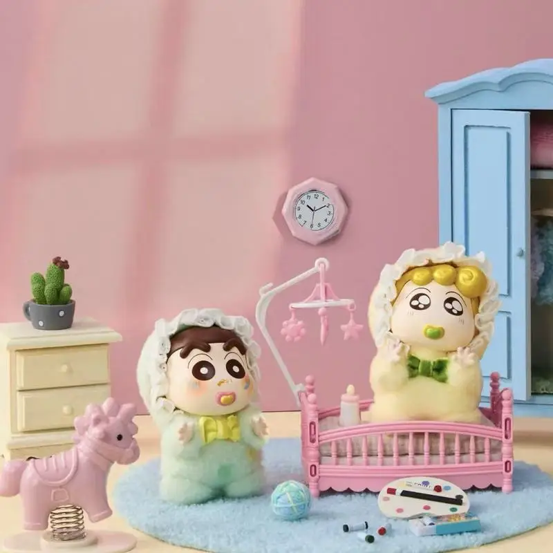 Новый натуральный карандаш Шин-Чан, виниловая слепая коробка для лица, Kawaii Baby Series, загадочная коробка-сюрприз, кукла Nowara Shinnosuke Kazama Toru