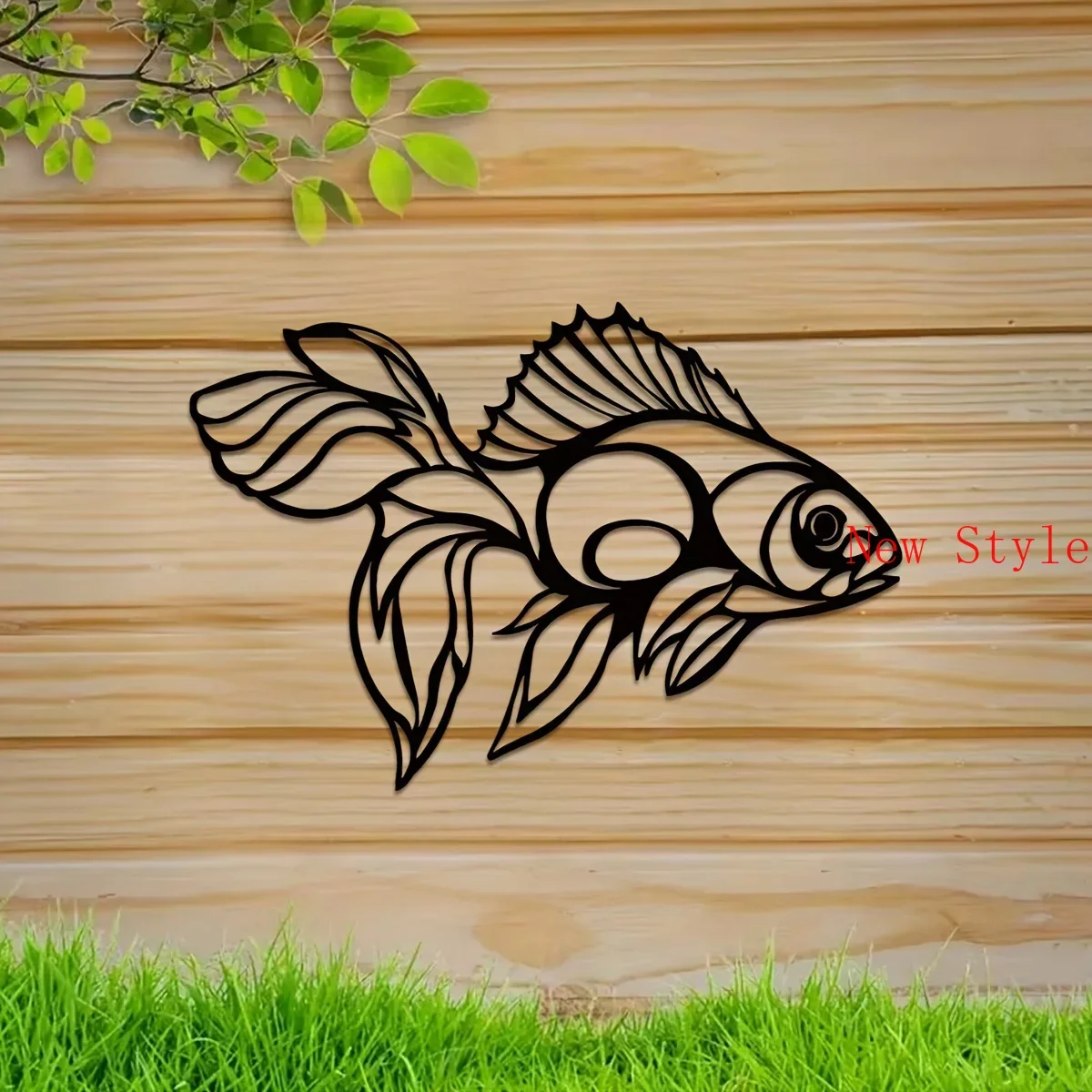 

Carp Wall Decoration Metal Wall hanging Decor Halloween Deco Interior Outdoor Home Decoration Modern Art Home Decoration