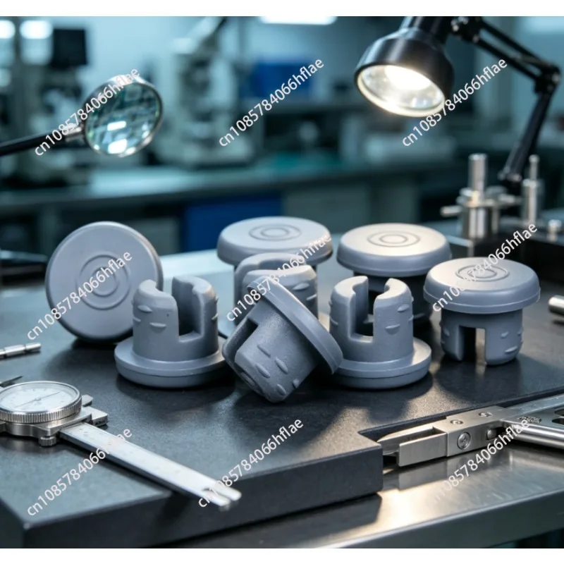 100Pcs Butyl Rubber Stopper 24/26/28/32mm, Medical Injection Vial Sealing Plug for Glass Medicine Bottles