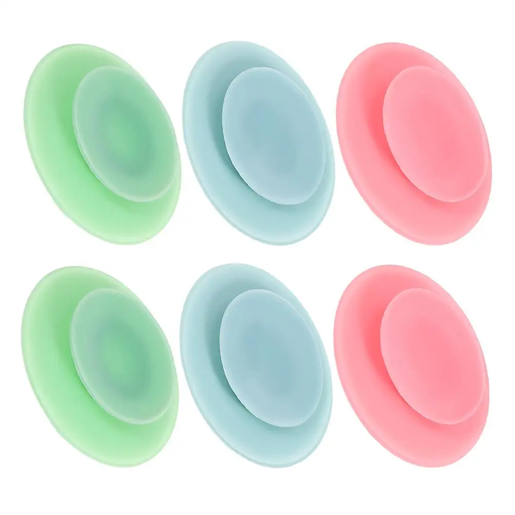 

6 Cps Children's Suction Cups Prevent Falling Silicone Sucker Pads for Plates Dishes Silica Gel Toddler Elderly