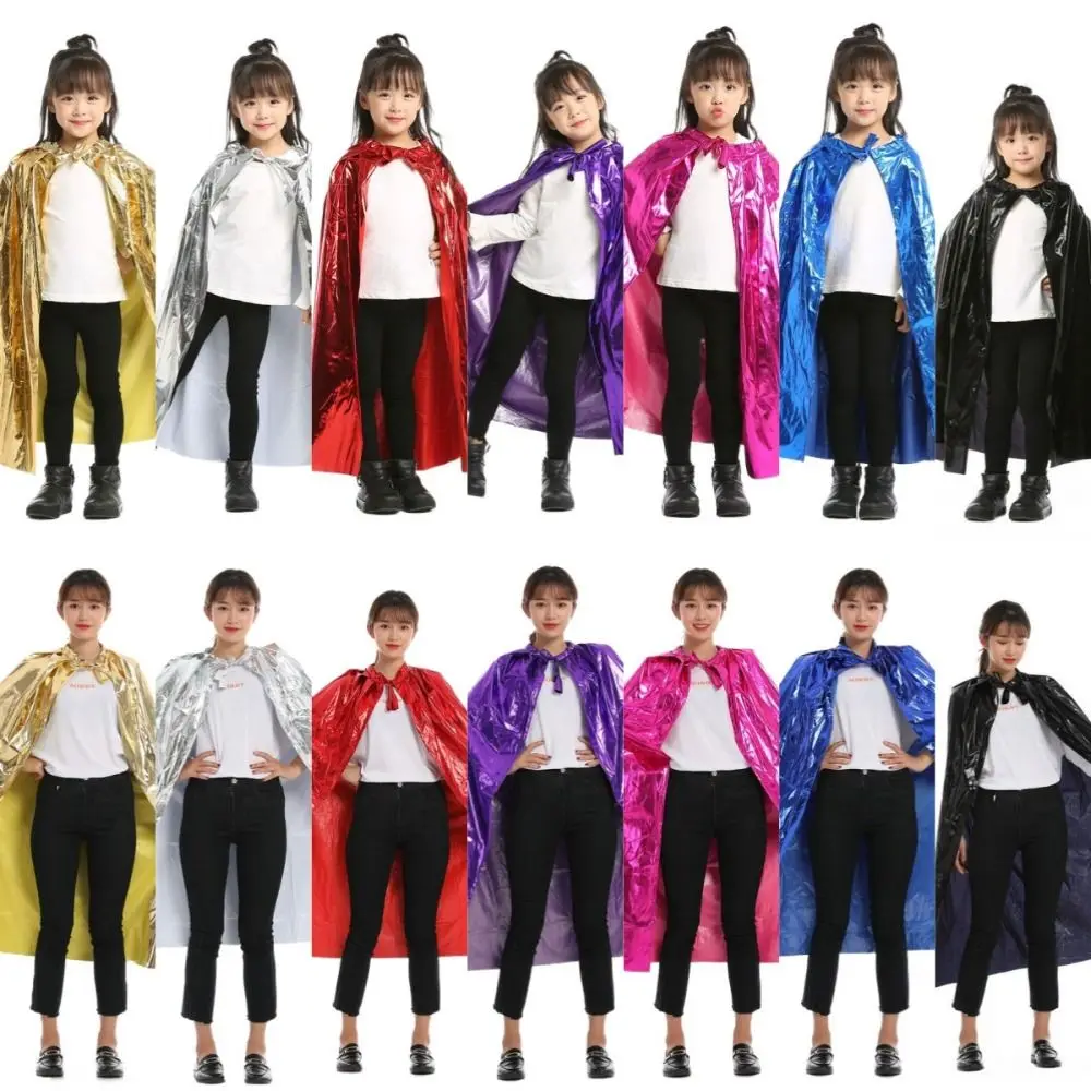 Cape de faucheuse polyvalente, manteau de couleur vive, Robes de sorcières, accessoires de Costume, Cape longue, Cape de Cosplay d'halloween pour enfants