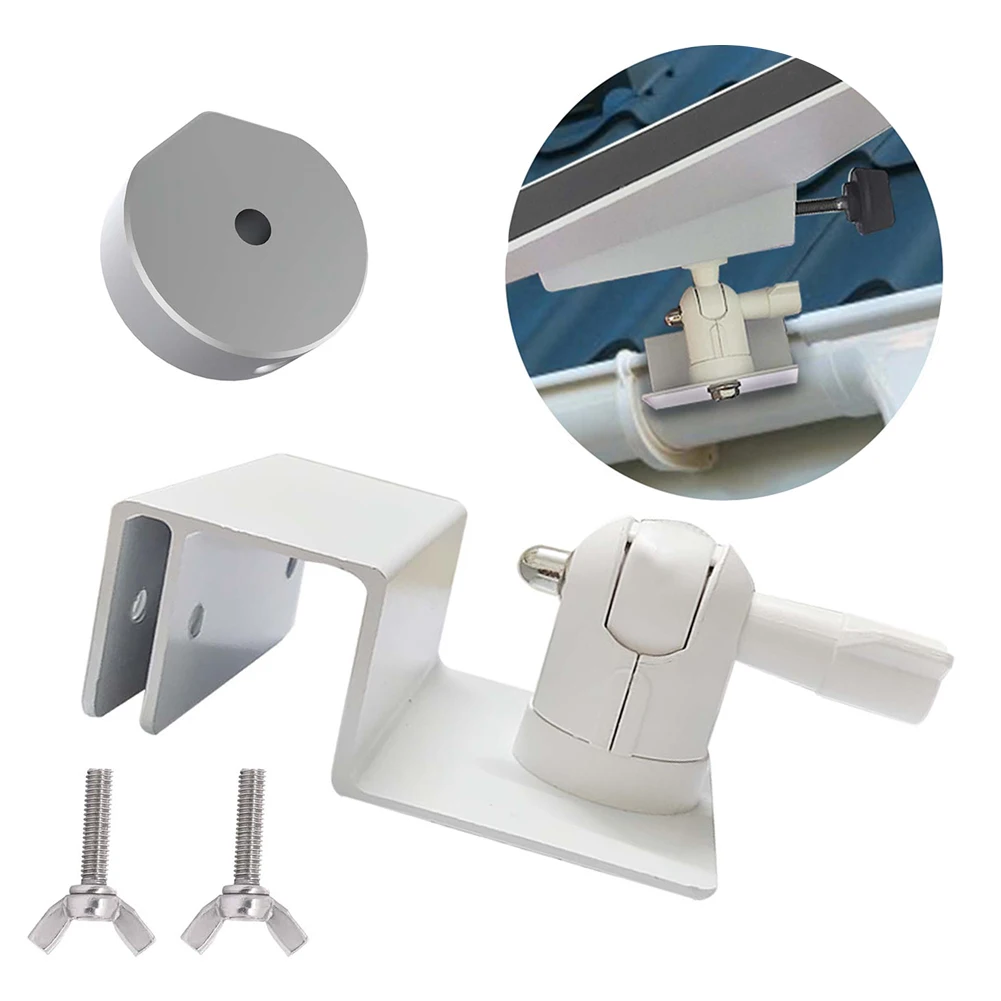 Kit de suporte de calha Eave para StarLink Mnini Outdoor Quick Install Stand 360 °   Rotação à prova d'água e à prova de ferrugem para StarLink Mini