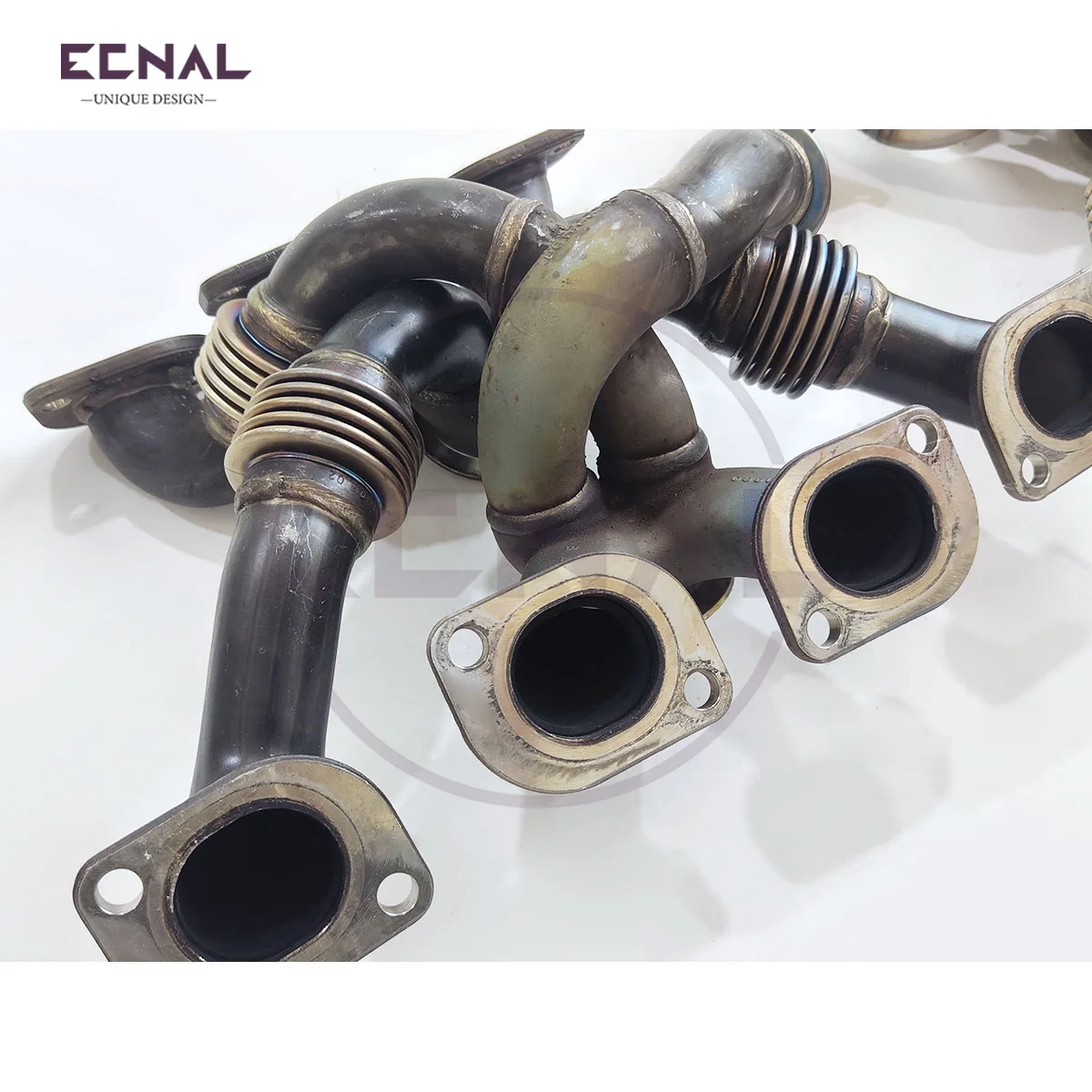 

Выхлоп Ecnal для BMW M8 F93, двухканальный дизайн из нержавеющей стали, высокопроизводительный выпускной коллектор для автомобилей