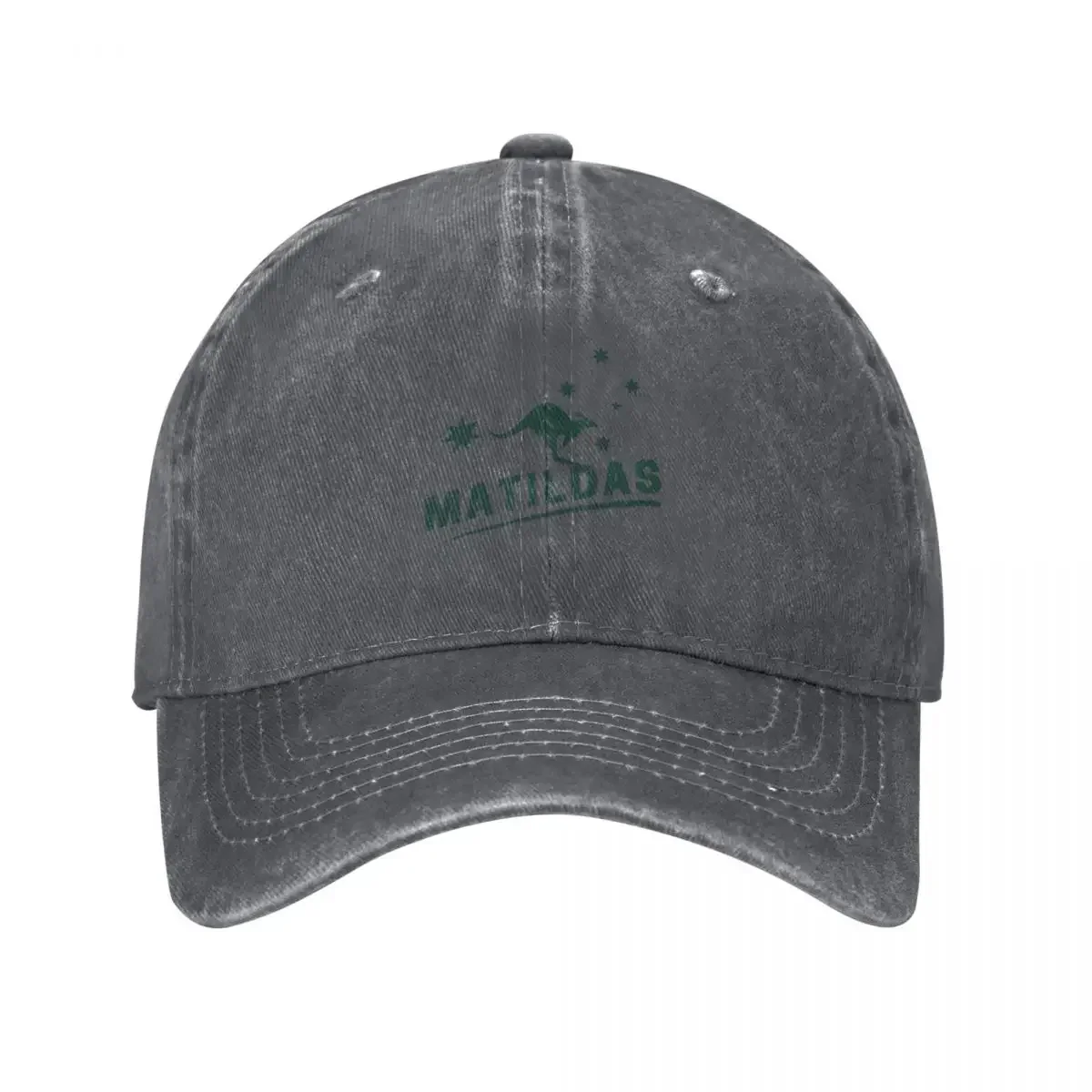 Matildas with kangaroo and stars Baseball Cap black Wild Ball Hat Hats For Women Men's