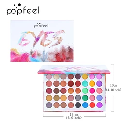 POPFEEL 40 Color Eyeshadow Palette Colorful Pearlescent Matte Multi-color Combination Makeup Eyeshadow